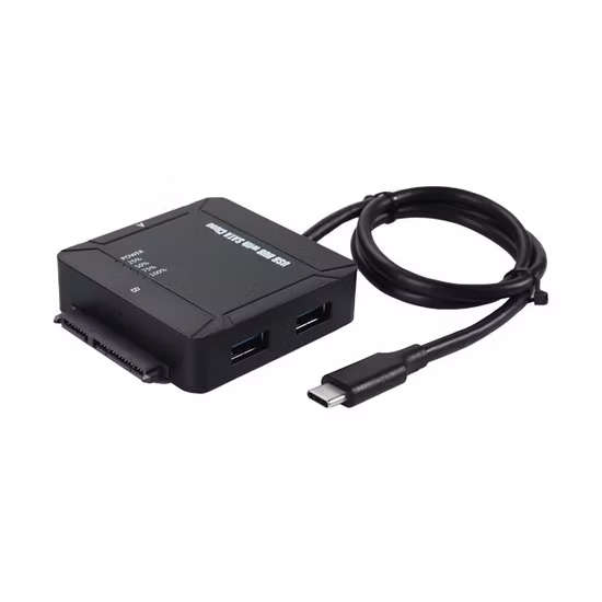 USB Type C to Multifunctional SATA Hard Disk Hub