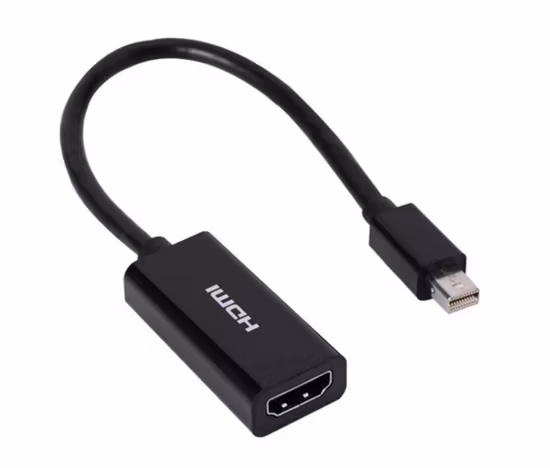 Cabo adaptador conversor Mini Dp para Displayport